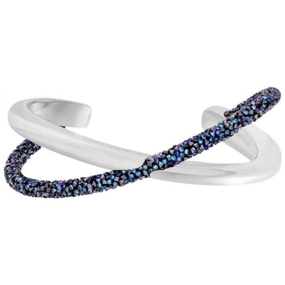 Swarovski Silver and Blue Crystal Women's Bracelet